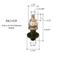 RK3-02P Punte in carburo di tungsteno Utensile di perforazione Estrazione del carbone Taglio Estrazione Pick Pezzi di ricambio per taglierina con codolo rotondo