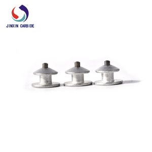 JX12-9.5-2 perni di alluminio Spike di ghiaccio con nucleo in carburo rotondo
