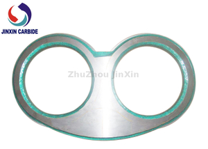 ZOOMLION DN180 DN200 DN230 DN235 DN260 Piastra per occhiali e anello di taglio in lega di tungsteno al carburo